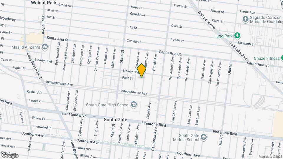 8427 Elizabeth Ave, Unit Fully Renovated 1 Bedroom Apartment Map and Location Details