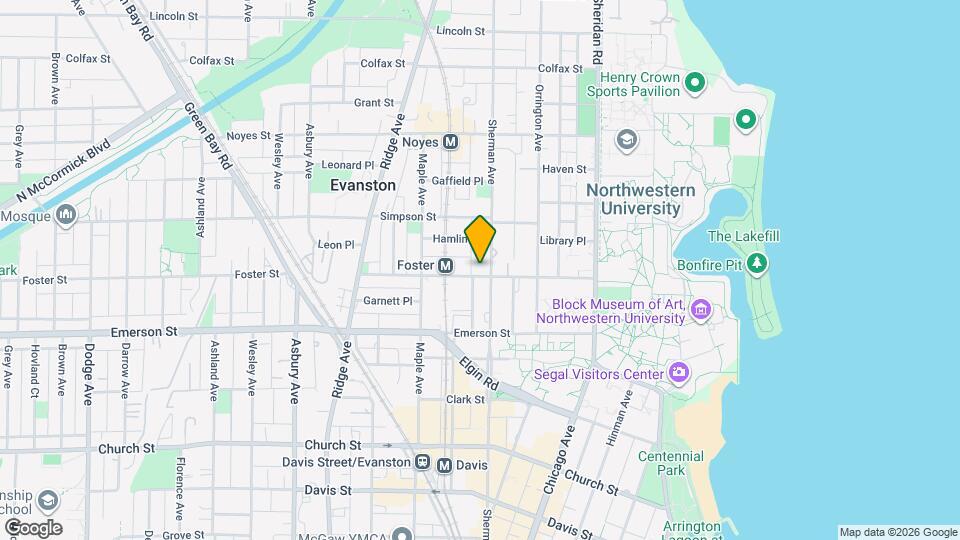 807 Foster St Map and Location Details