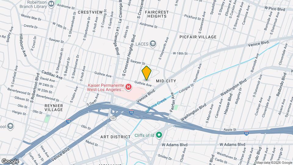 5973 Guthrie Ave, Unit 2 Mapa y Detalles de la Ubicación