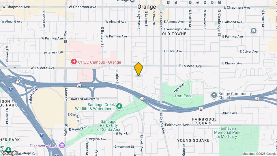 403 W Rosewood Ave Mapa y Detalles de la Ubicación