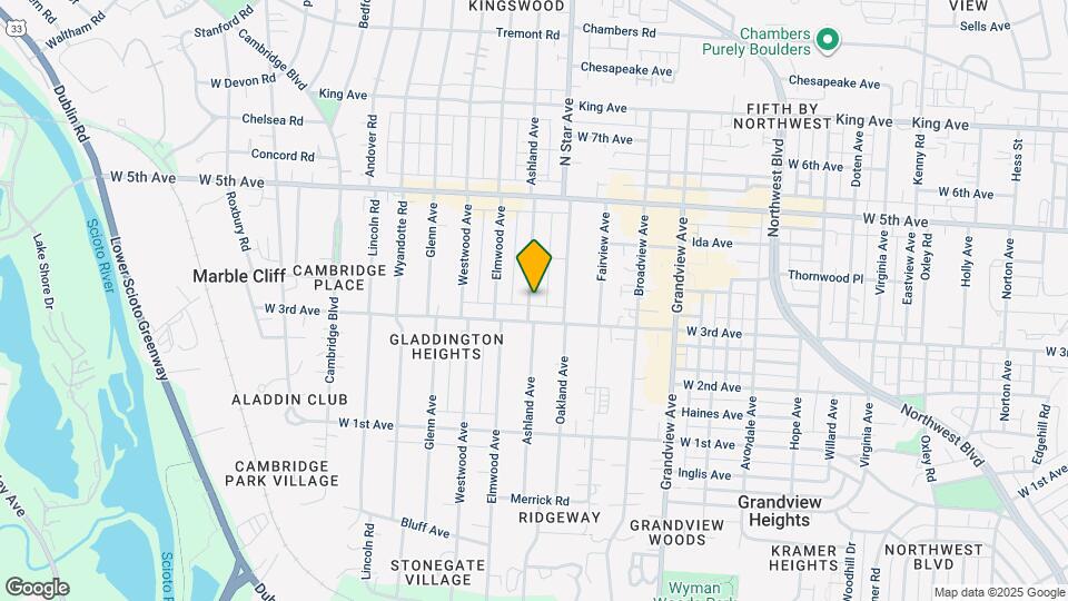 1414 Ashland Ave Map and Location Details