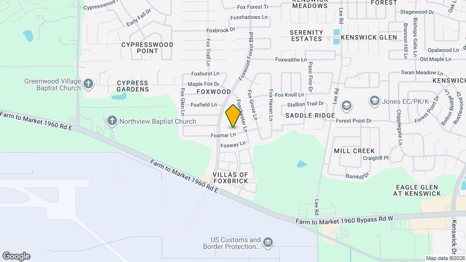 7123 Foxmar Ln Map and Location Details