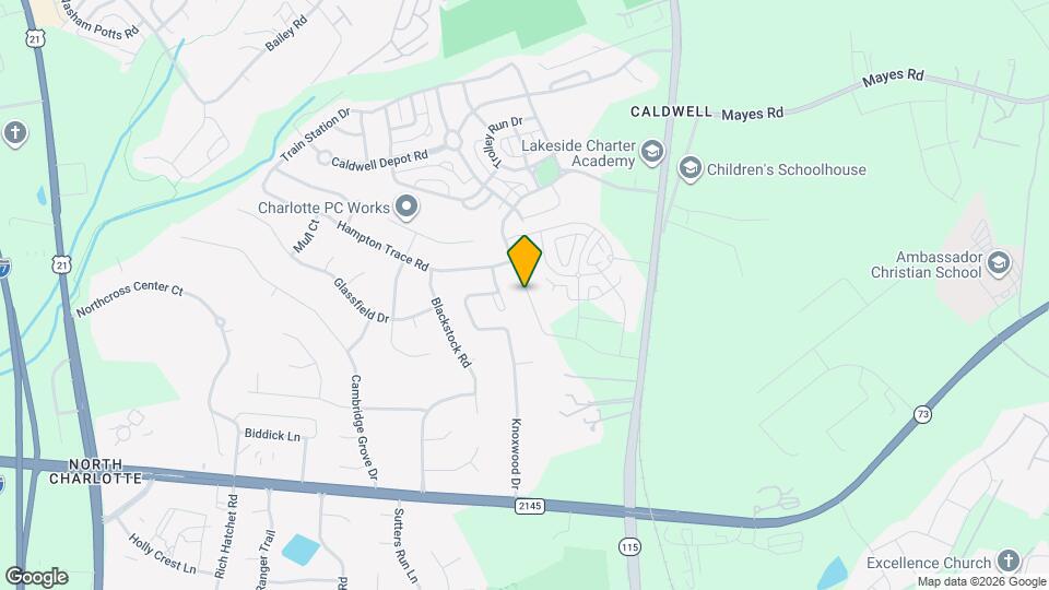 17219 Caldwell Track Dr Map and Location Details