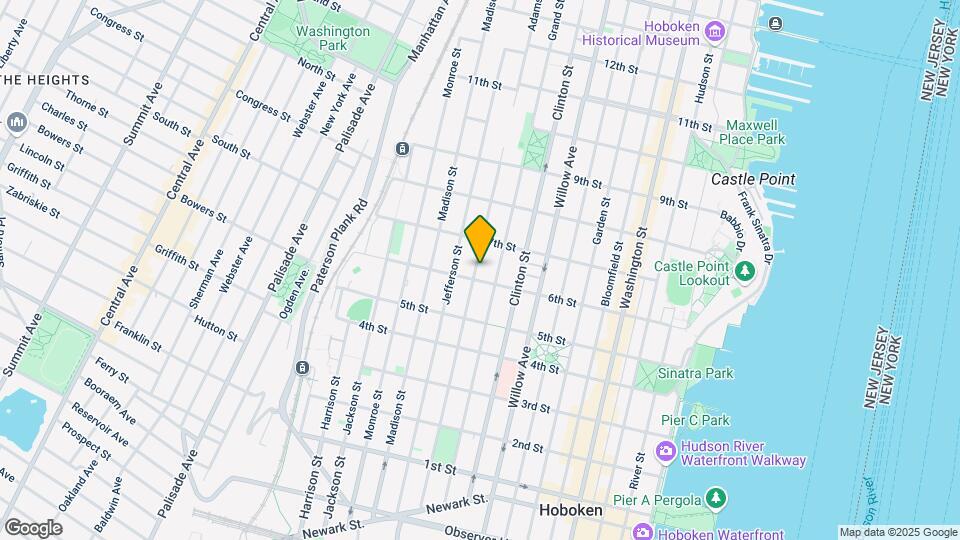 607 Adams St Mapa y Detalles de la Ubicación
