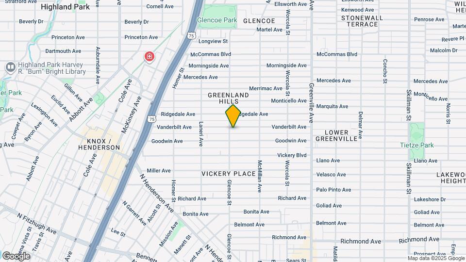 5406 Vanderbilt Ave Map and Location Details