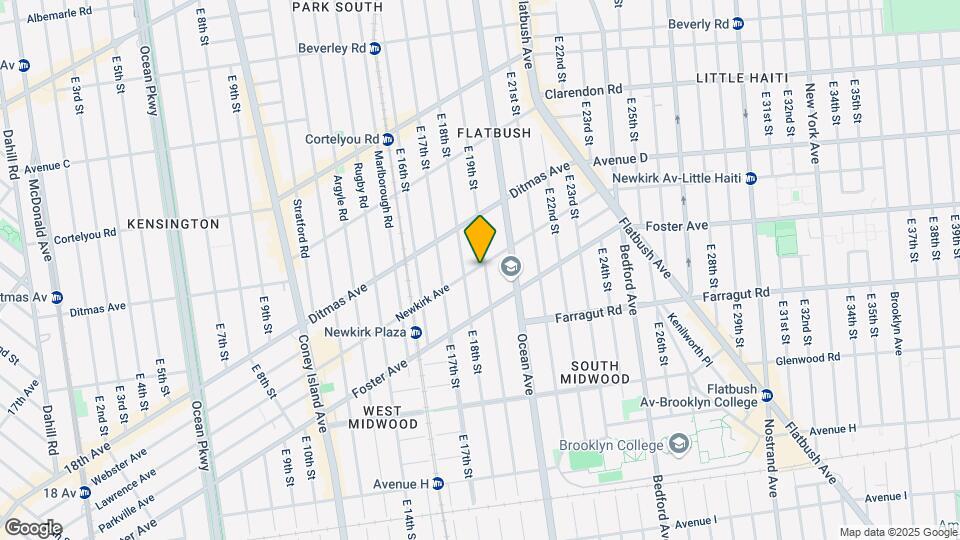 1818 Newkirk Ave Map and Location Details
