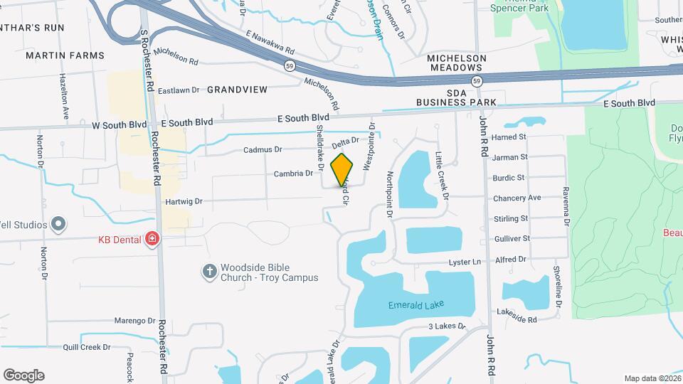 6710 Westpointe Dr Map and Location Details