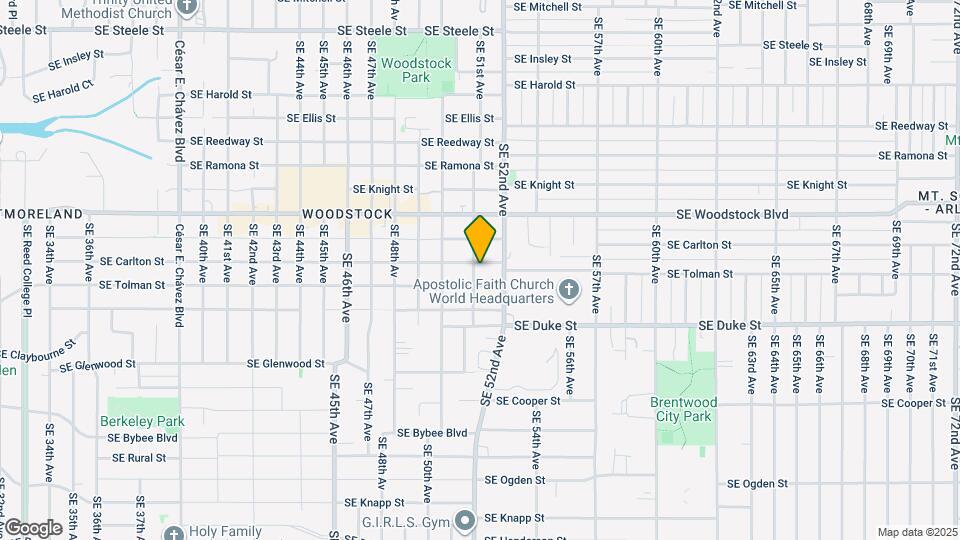 6214 SE 51st Ave Map and Location Details