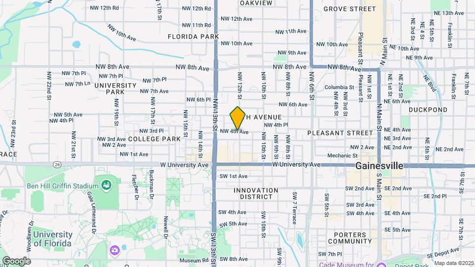 1203 NW 4th Ave Map and Location Details