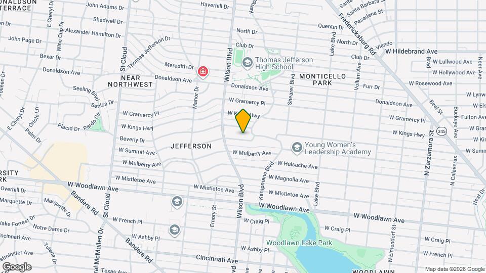 2315 W Summit Ave. Map and Location Details