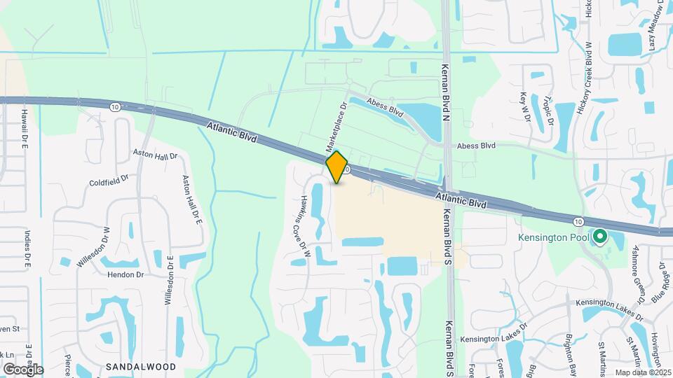 1643 Hawkins Cove Dr E Mapa y Detalles de la Ubicación