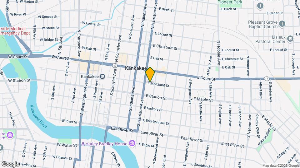 558 E Merchant St Map and Location Details
