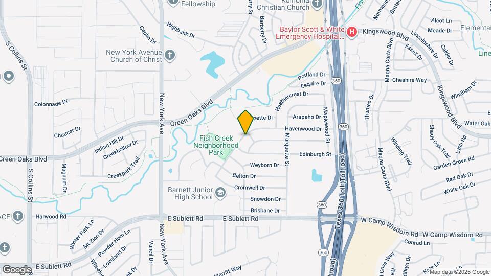 2208 Havenwood Dr Map and Location Details