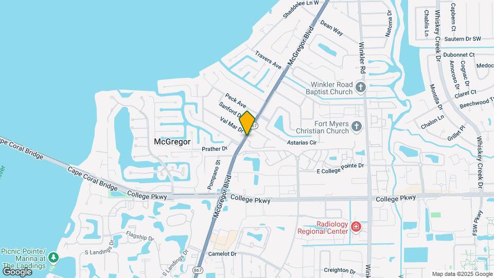 12515 McGregor Blvd Map and Location Details