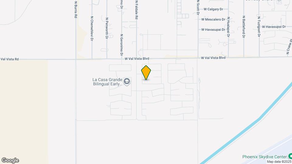 1166 W Avalon Canyon Dr Map and Location Details