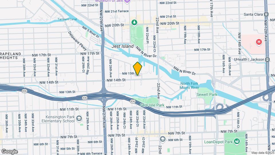 2331 NW 14th St-Unit -1 Map and Location Details