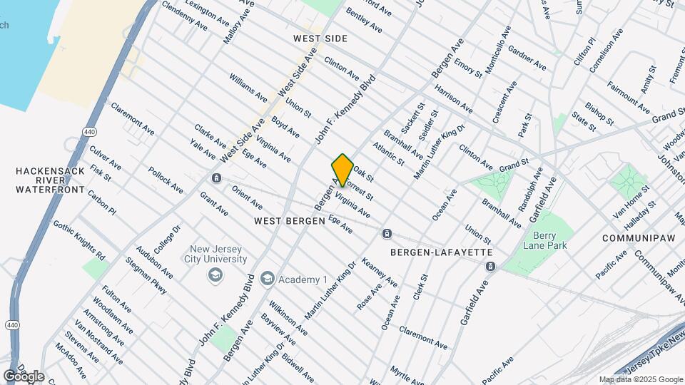 120 Virginia Ave, Unit 3F Map and Location Details
