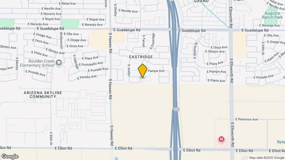 8606 E Peralta Ave Map and Location Details