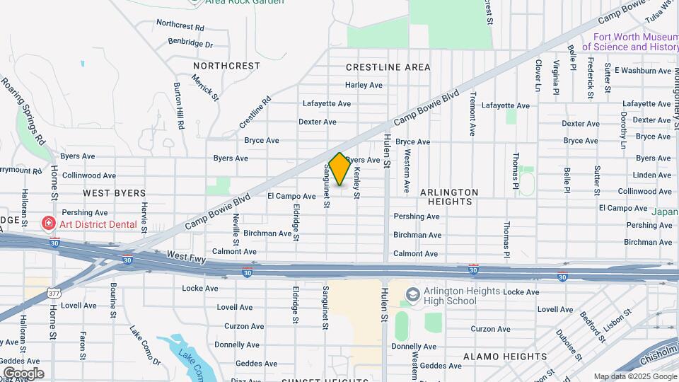 4722 El Campo Ave Map and Location Details