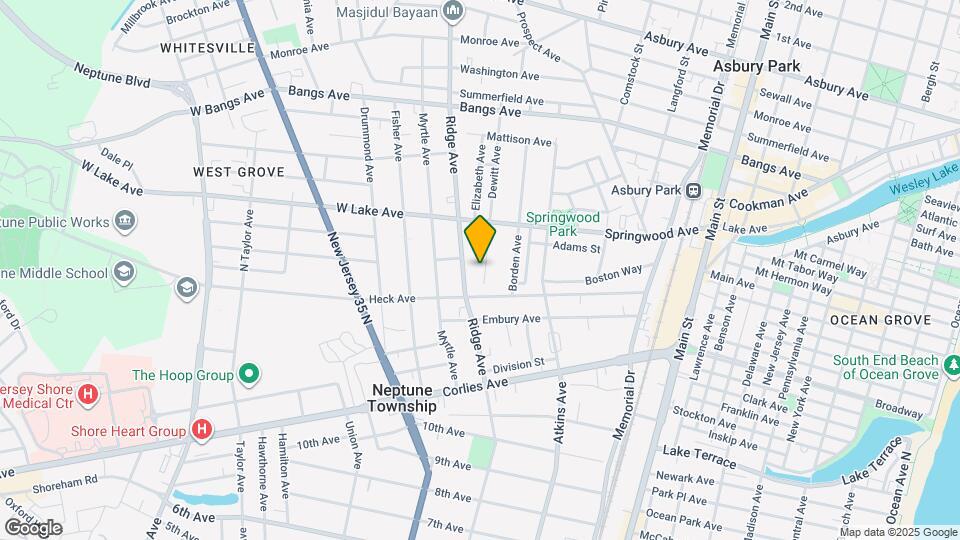 11 Dewitt Ave Map and Location Details