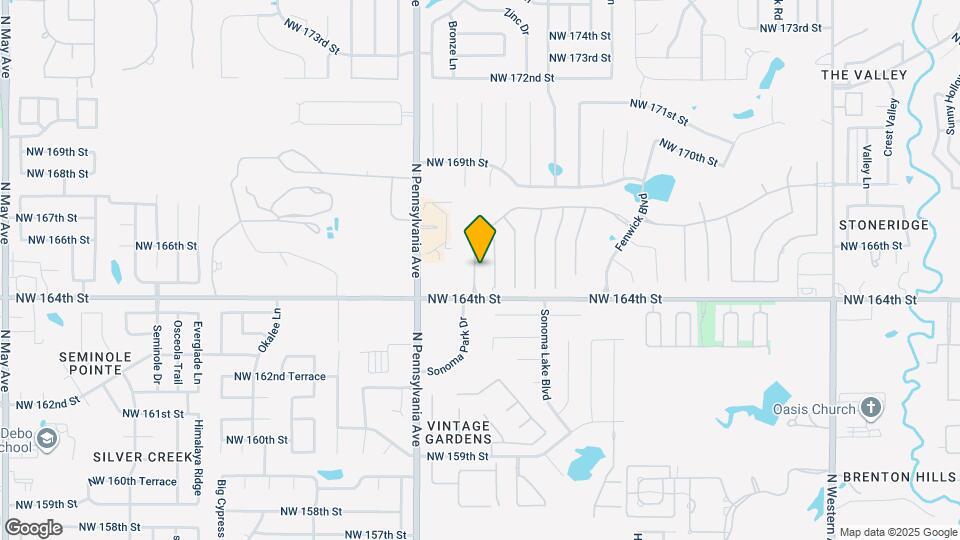 16512 Village Garden Dr Map and Location Details