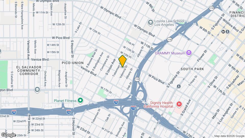 1335 Valencia St Map and Location Details