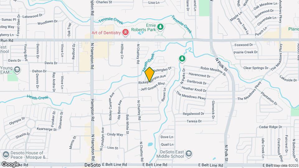 634 Rickey Canyon Ave Map and Location Details