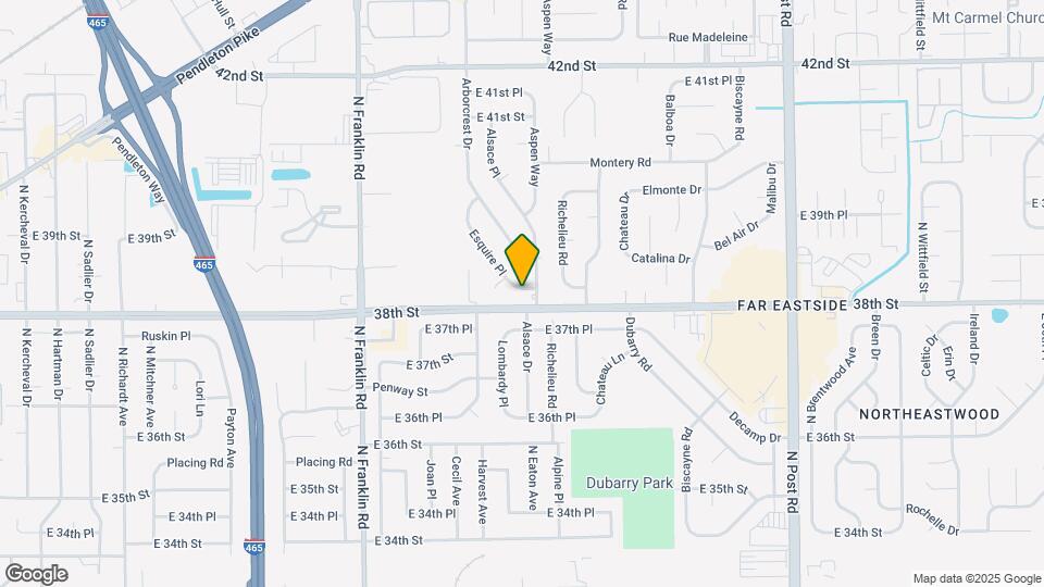 3814 Esquire Pl Map and Location Details