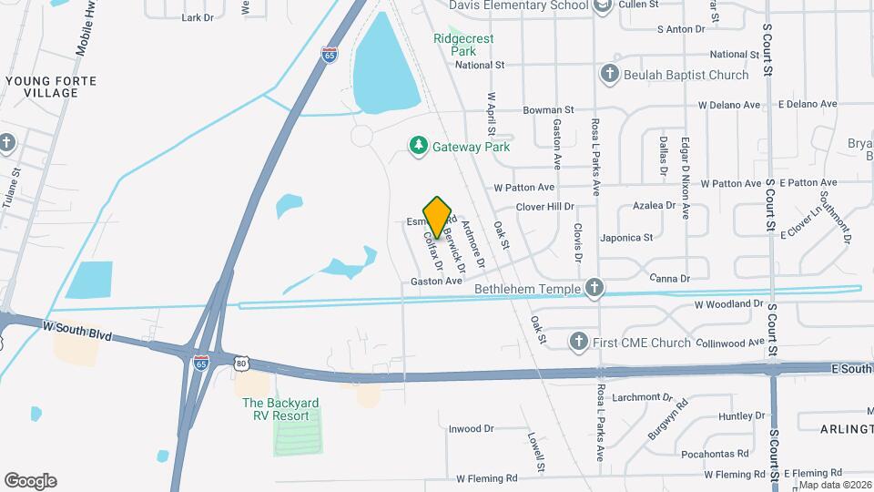 4029 Colfax Dr Mapa y Detalles de la Ubicación