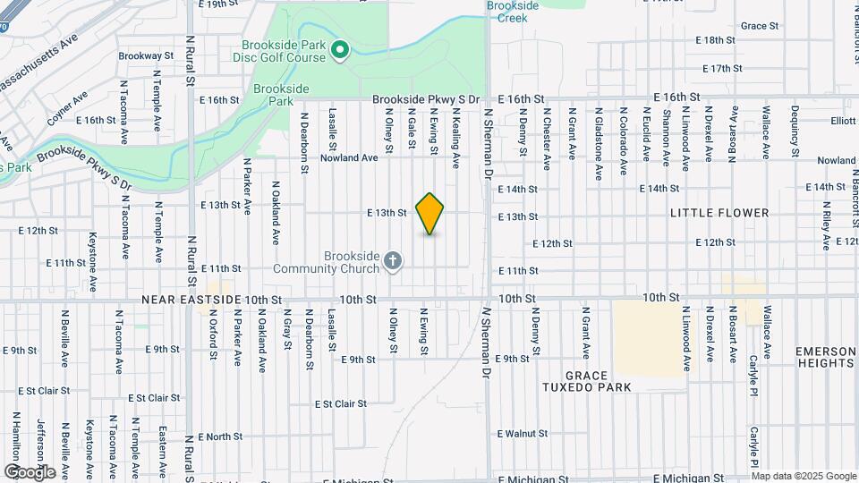1132 N Ewing St Map and Location Details