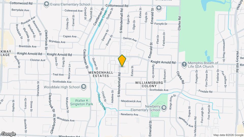 3228 S Mendenhall Rd Map and Location Details