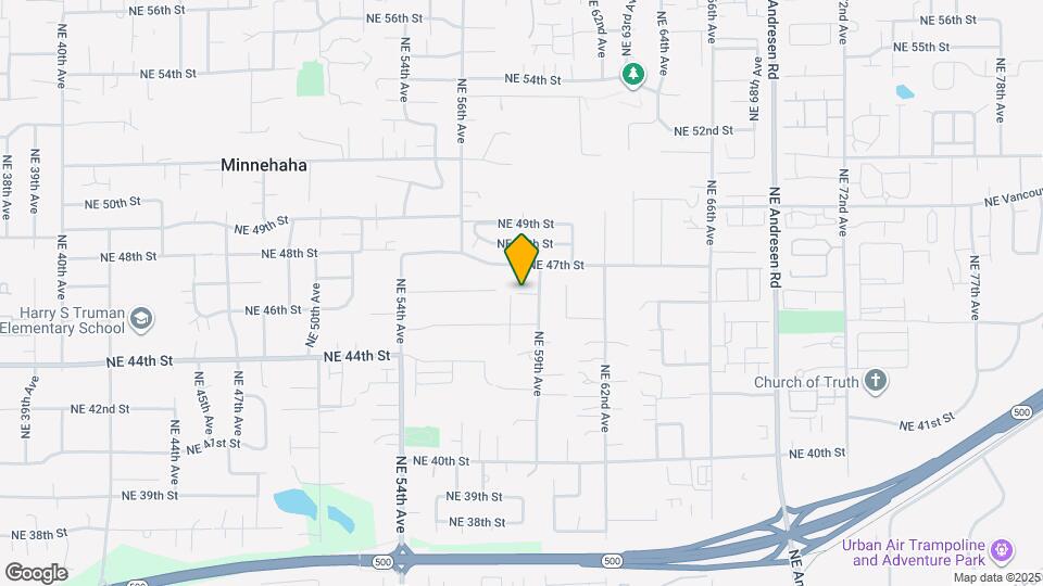 4522 NE 59th Ave Map and Location Details