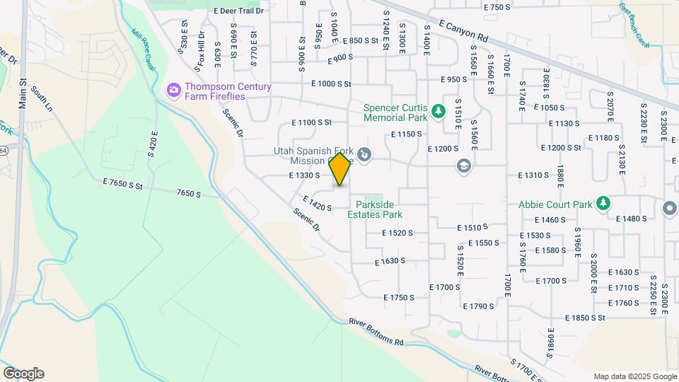 1379 S 1040 E St Map and Location Details