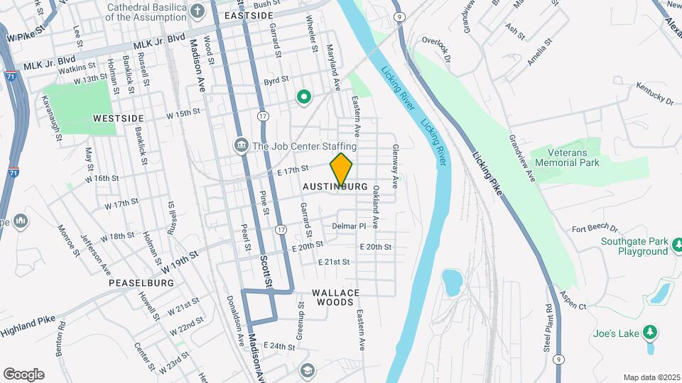 402 E 18th St Mapa y Detalles de la Ubicación