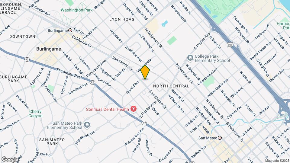 522 North San Mateo Map and Location Details