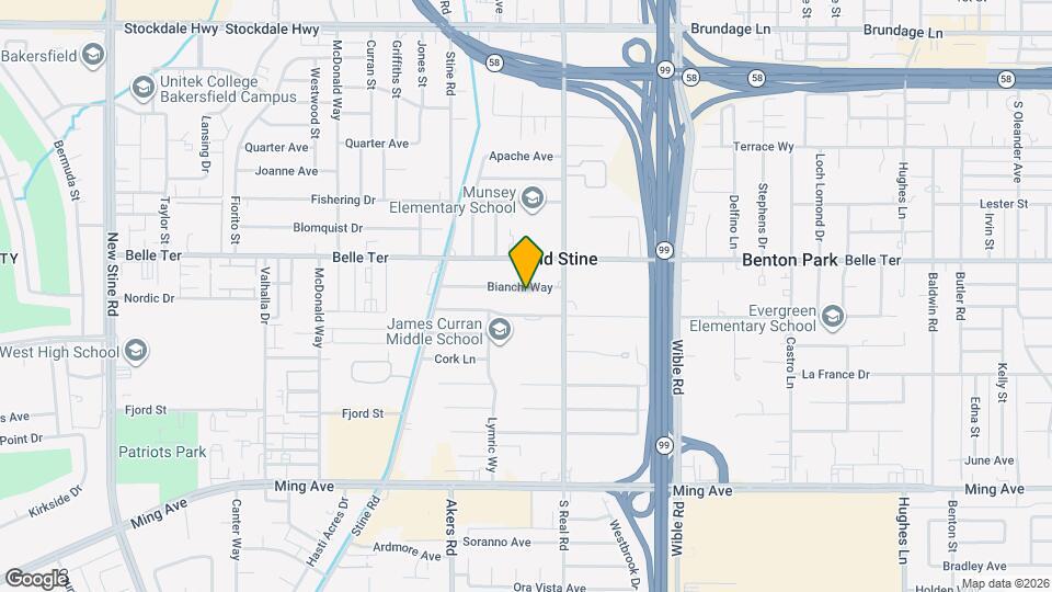 3705 Bianchi Way Map and Location Details