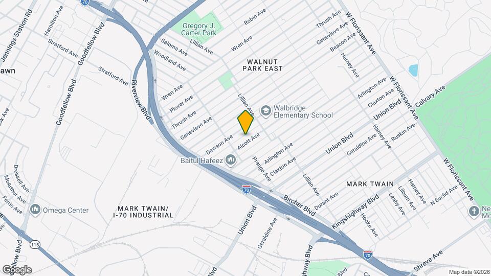 4935 Alcott Ave, Unit 76 Map and Location Details