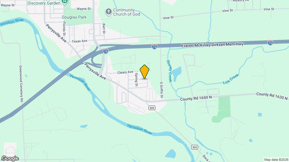 1232 Freeman St Map and Location Details