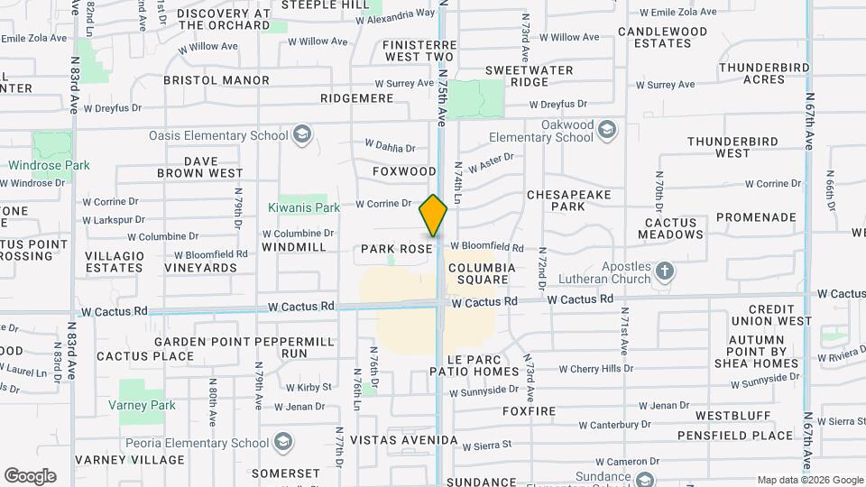 12471 N 75th Dr Map and Location Details