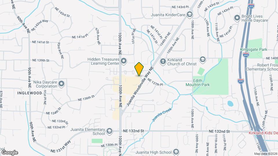 10135 NE 137th Pl Map and Location Details