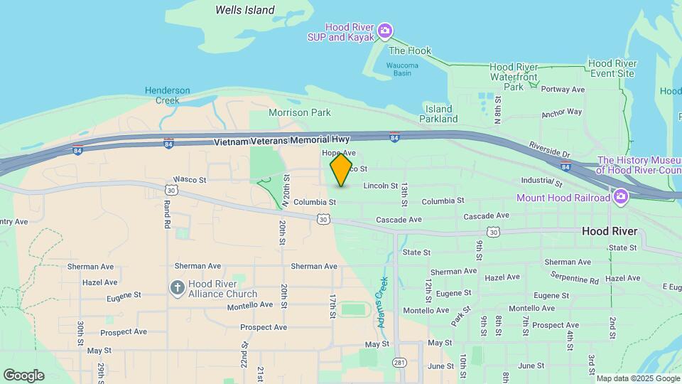 1523 Lincoln St Map and Location Details