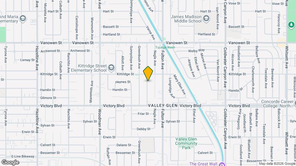 6532 Varna Ave Mapa y Detalles de la Ubicación