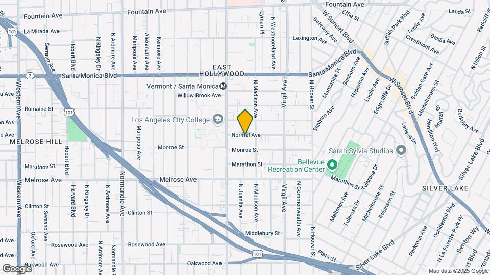 4324-4342 1/2 Normal Ave Map and Location Details