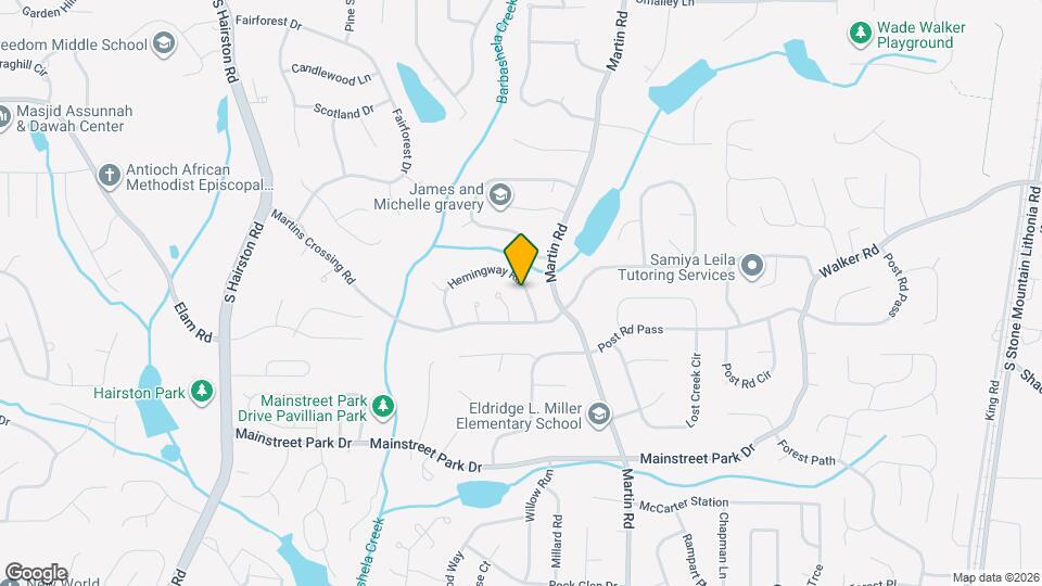 926 Hemingway Rd Map and Location Details