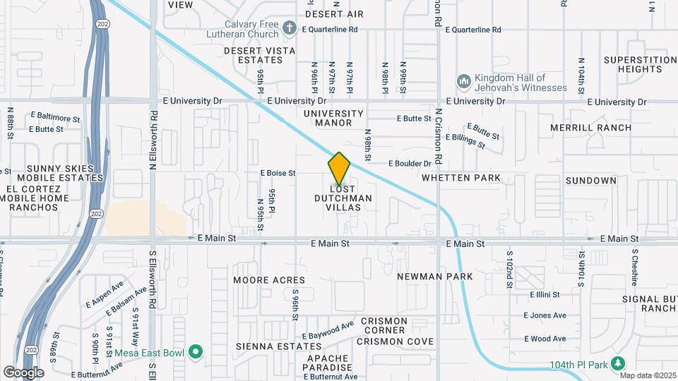 129 N Warren St Map and Location Details
