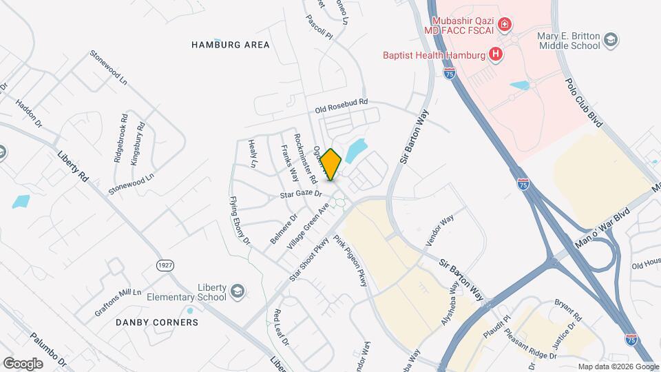 2477 Ogden Way Map and Location Details