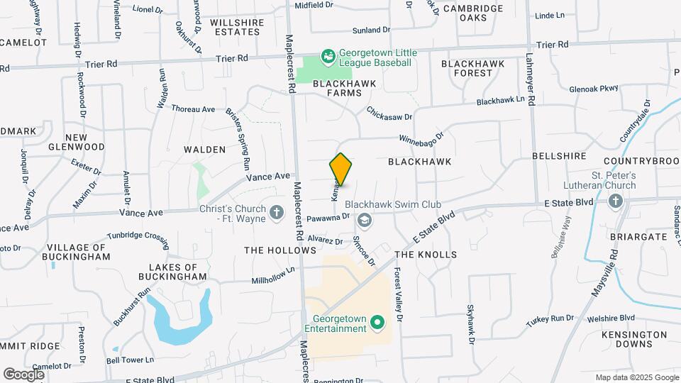 3210 Kenaston Dr Map and Location Details