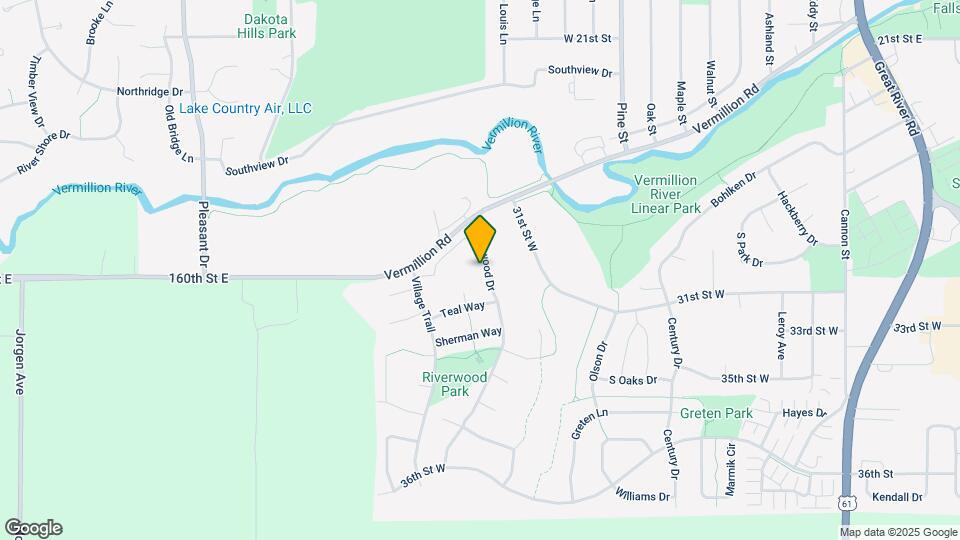 3100 Riverwood Dr Map and Location Details
