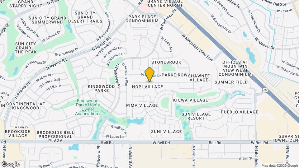 14575 W Morning Star Trail Map and Location Details