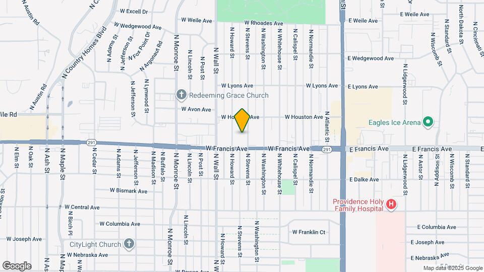 6319-6321 N Stevens St Map and Location Details